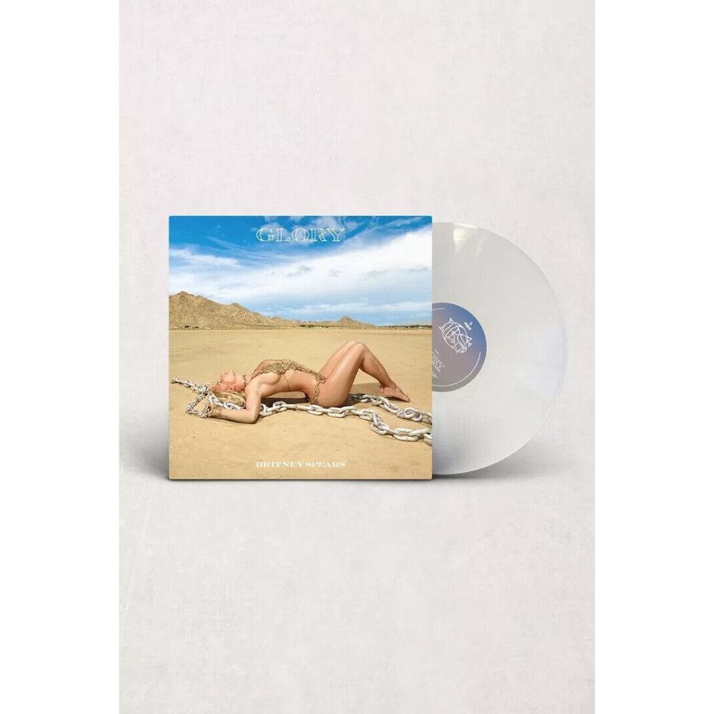 Britney Spears Glory Deluxe 2XLP White Vinyl Record Album New